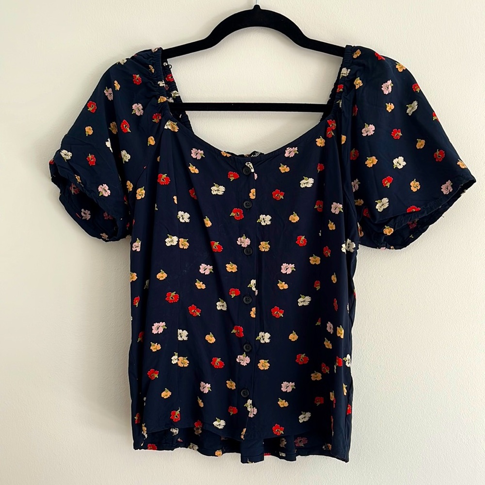 Madewell Floral Blouse